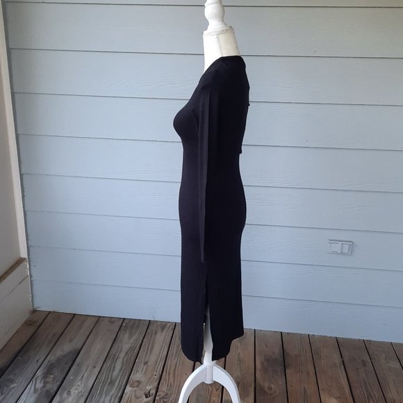 PAIGE Caelan Ribbed Midi Dress - Picture 5 of 6